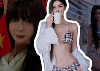 Hot girl xuất hiện trong trận U23 Việt Nam