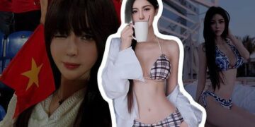 Hot girl xuất hiện trong trận U23 Việt Nam