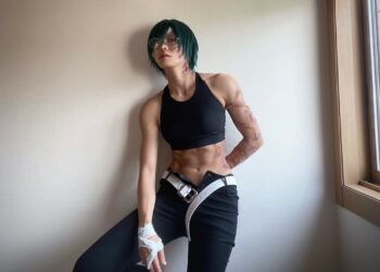 Chấn động màn cosplay Maki trong Jujutsu Kaisen thu về 1 triệu view vì vết sẹo quá thật