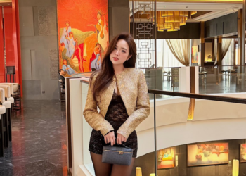 Hết Tết, hot girl Lê Phương Anh lên đồ “xả ảnh” khiến CĐM đứng ngồi không yên